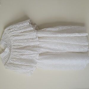 Batsheva Women's Percy Dress in White Lace- Size 16- New!